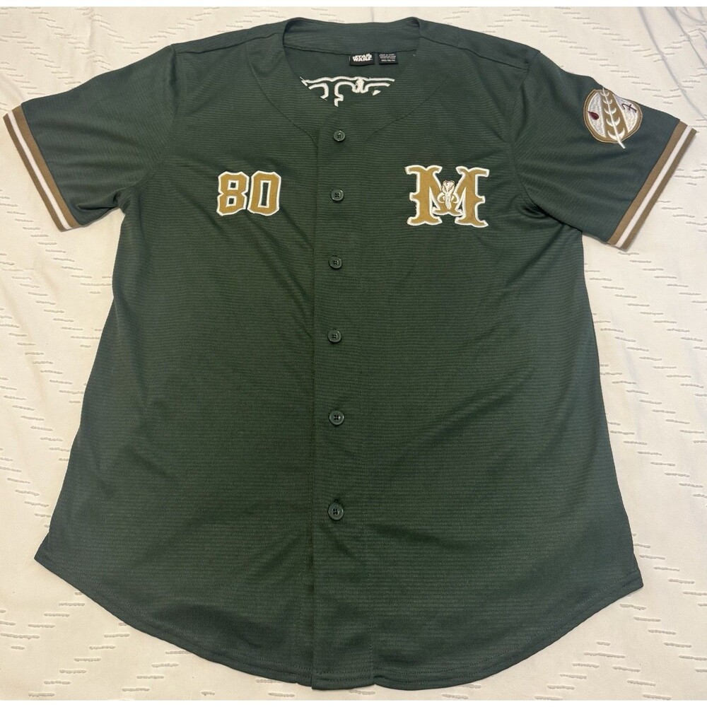 Disney Parks Star Wars Boba Fett Baseball Jersey #80 Halloween Costume Size M